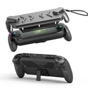 Uberwith Full Protective Case Cover Compatible with ASUS ROG Xbox Ally/Xbox Ally X,Protective Case with Detachable Front Shell Offers 360  Scratch Defense,Frosted Anti-Slip Handheld Design Black
