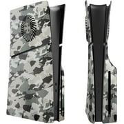 Uberwith for PS5 Slim Disc Edition Faceplate Cover with Cooling Vents, Custom Replacement Cover Plates Camouflage Skin Case ABS Side Shell for PS5-Slim Console Disc Version with Cooling Vents