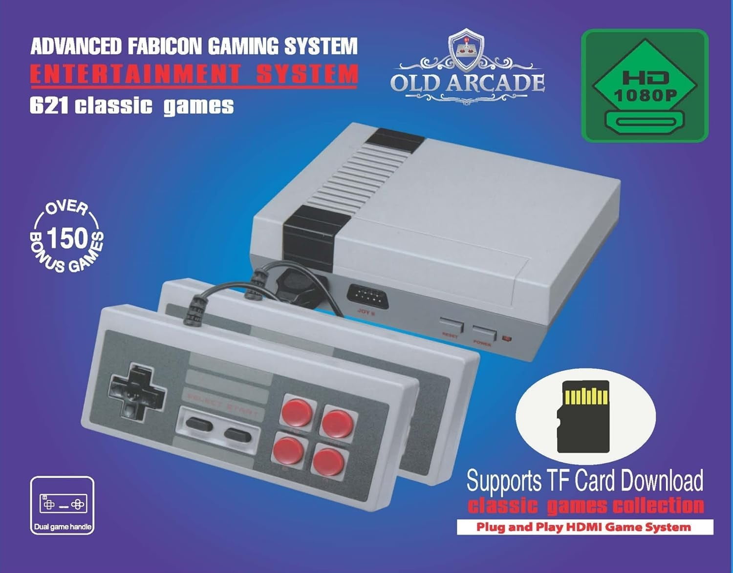 Uberwith Retro Classic Game Console, 621 different classic games