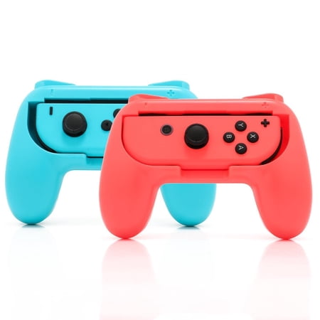 Uberwith Switch Joy Con Grips, Comfortable Switch Joy Con Controller Grips - Blue and Red