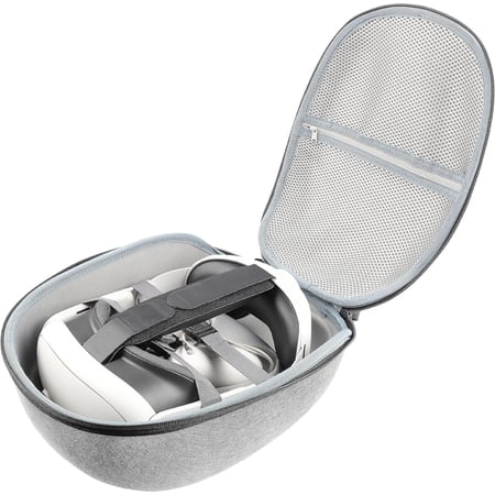 Uberwith Travel Case for Meta Quest 3 & Accessories,Compatible with Quest 3 VR VR Gaming Headset & / Elite Strap/Touch Controllers Accessories, Suitable for Travel and Home Storage
