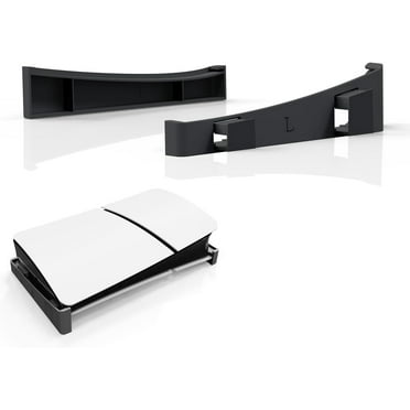 Uberwith for PS5 Slim Accessories Horizontal Stand,Base Stand Compatible with Playstation 5 Slim Disc & Digital Edition (Black)