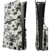 Uberwith for PS5 Slim Disc Edition Faceplate, Custom Replacement Cover Plates Camouflage Skin Case ABS Side Shell for PS5-Slim Console Disc Version