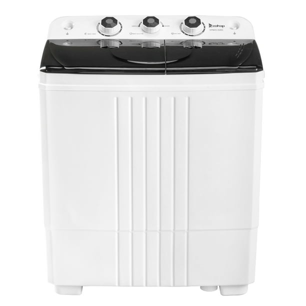 UbesGoo 20Lbs Portable Compact Washer Twin Tub Mini Washing Machine w