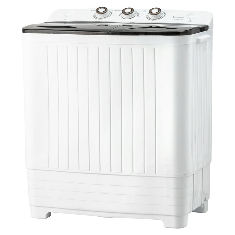 Ubesgoo Compact Twin Tub Portable Mini Washing Machine 20lbs