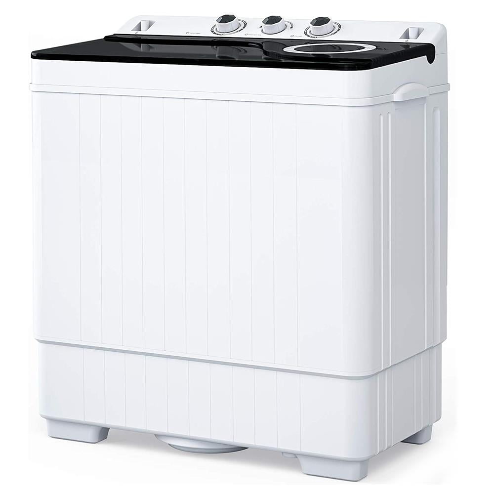 Portable Mini Washing Machine, 17 Lbs Capacity Washer and Spinner Combo, 2  in 1 Compact Twin Tub Laundry, Washer(11Lbs) - AliExpress