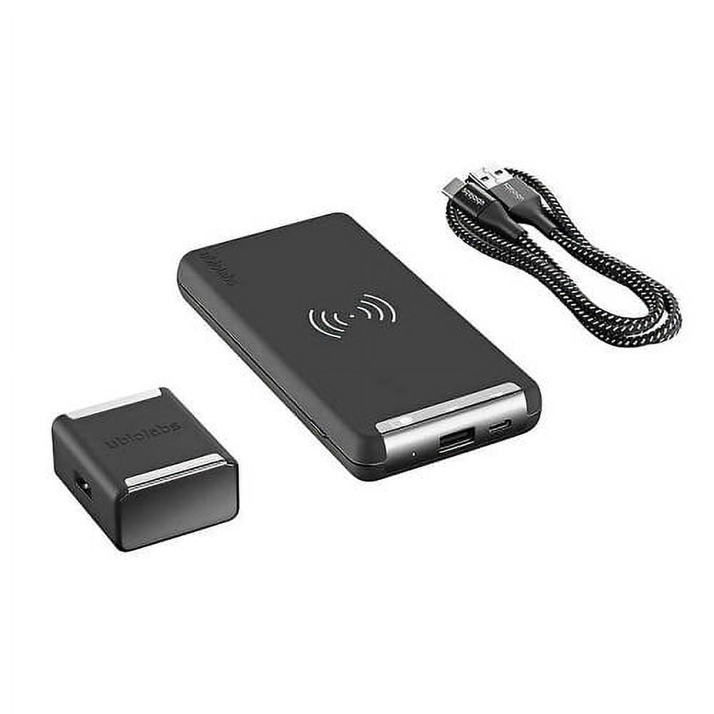 Ubio Labs 10k mAh PowerBank w/Qi Wireless Charging Pad