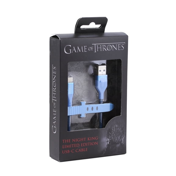 Ubio Labs Game of Thrones Type-C Cable, 4ft - The Night King / Blue