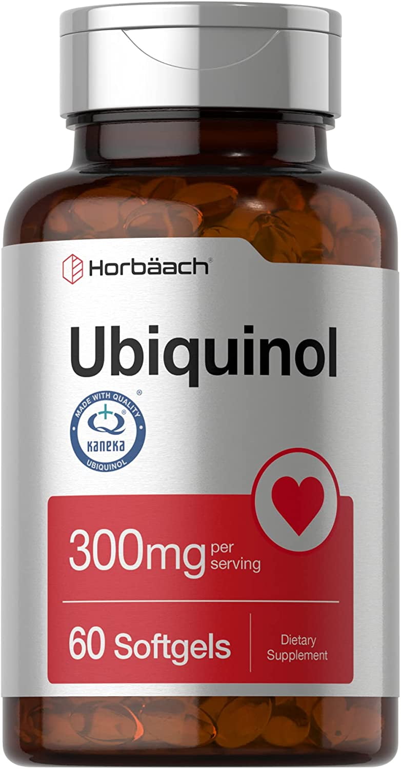 Ubiquinol 300mg 60 Softgels CoQ10 Supplement by Horbaach