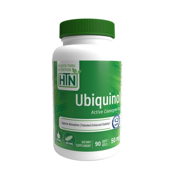 Ubiquinol 50mg (90 Softgels) EAF CoQ10 (NON-GMO)