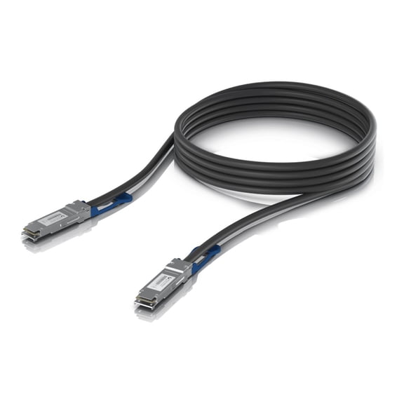 Ubiquiti - 100GBase direct attach cable - QSFP28 (M) to QSFP28 (M) - 3 m - 0.3 in - fiber optic