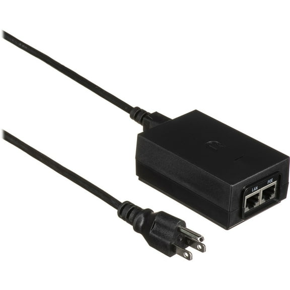 Ubiquiti POE-24 Power over Ethernet Injector - 120 V AC, 230 V AC Input - 24 V DC, 1 A Output - 1 10/100/1000Base-T Input Port(s)