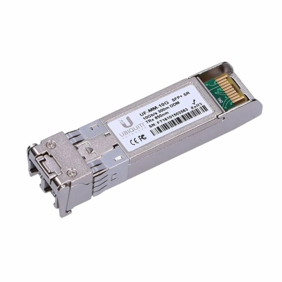 Ubiquiti Networks 10G SFP+ mm Fiber Modules (2-Pack) 0.02lbs. Weight - Gray
