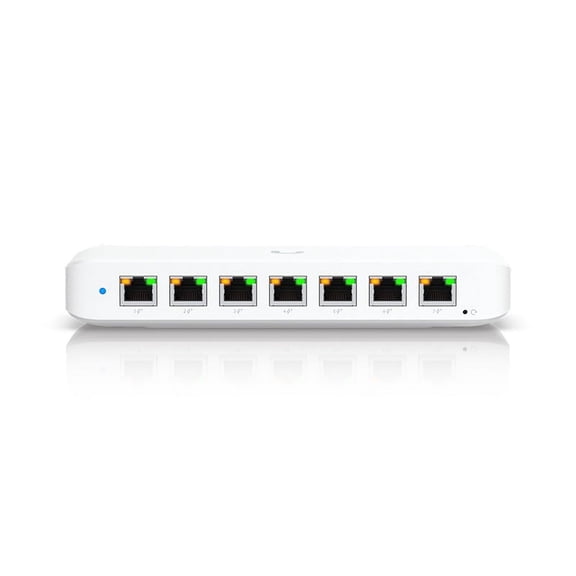 8 Ports, Manageable, Gigabit Ethernet, 1000Base-T, 2 Layer Supported, 9 W Power Consumption, 42 W PoE Budget, Twisted Pair, PoE Ports, Wall Mountable
