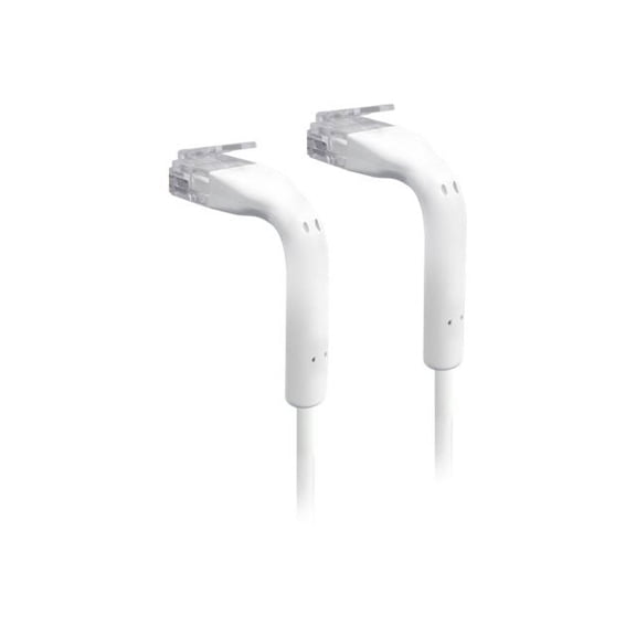 Ubiquiti UniFi - Patch cable - RJ-45 (M) to RJ-45 (M) - 1 ft - 0.1 in - CAT 6 - booted - white
