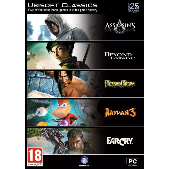 Ubisoft Classics 5 game pack Rayman Far Cry Assassins Creed Beyond Good Evil