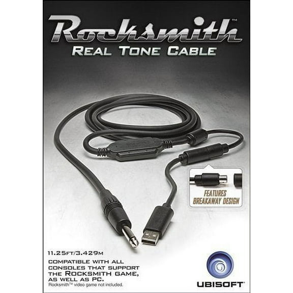 Ubisoft Rocksmith Real Tone Cable Ps3 ,Xbox 360 ,Pc *New*
