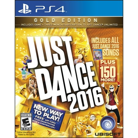 Ubisoft Sony PlayStation 4 Just Dance 2016 GOLD Edition Video Game