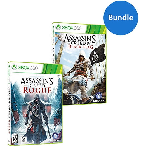 Kabelbaan Voorvoegsel Berucht Ubisoft UBP50201042 Assassin's Creed Black Flag and Rogue Microsoft Xbox 360  - Walmart.com