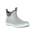 thumbnail image 1 of Ubon Men's Rain Shoes Fishing Short Rain Shoes Rubber Ankle Deck Boots Waterproof Boots Grey 9, 1 of 7