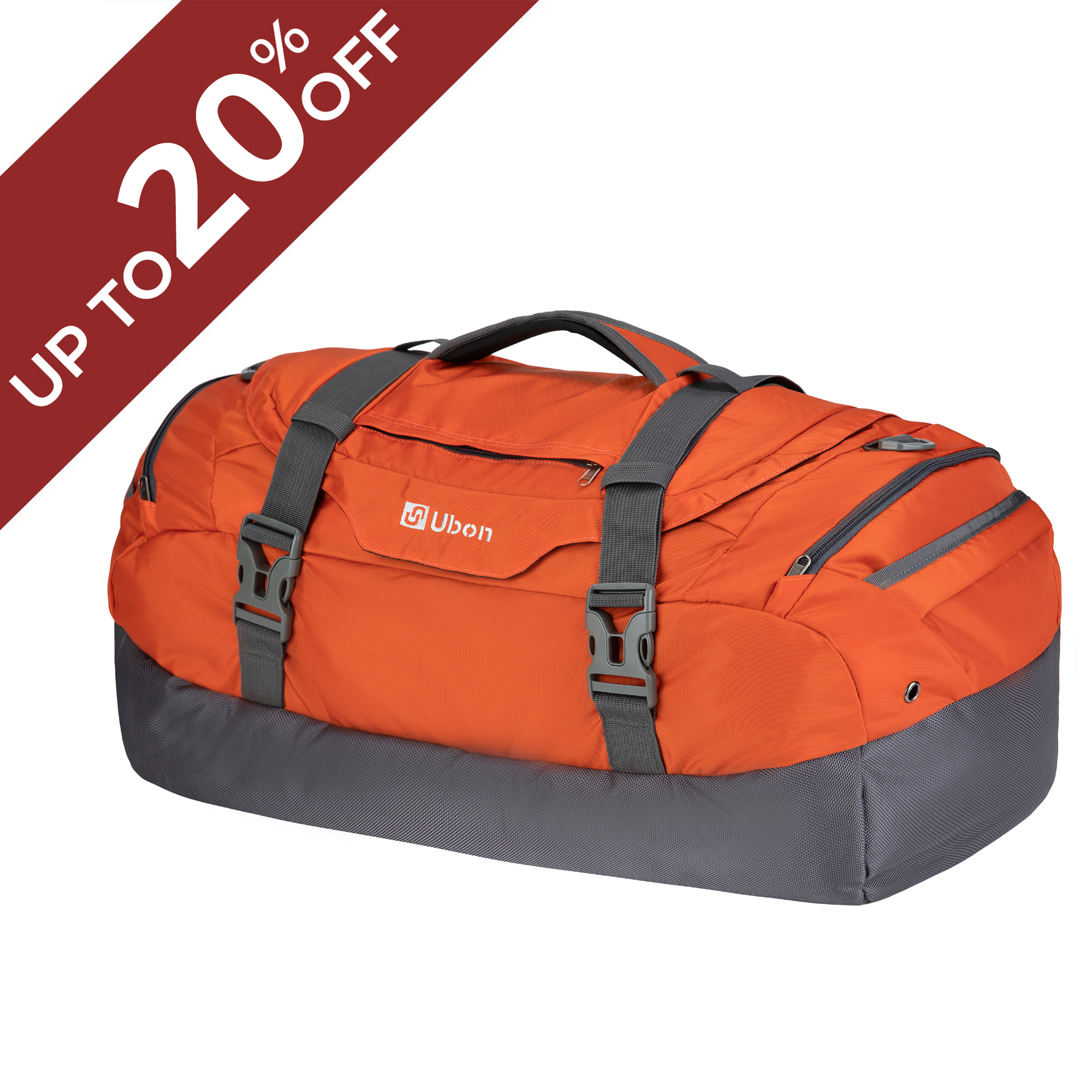 Ubon Travel Duffle Bag 25.59 inch Backpack Duffel Duffel Duffle Bag for