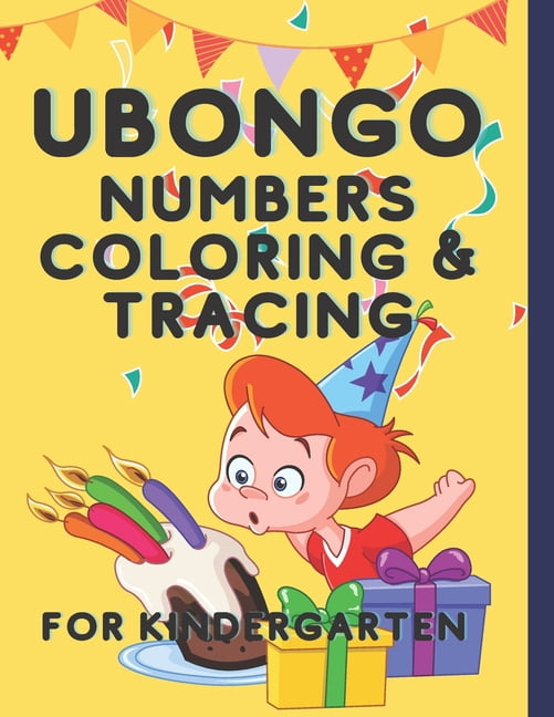Ubongo Numbers Coloring and Tracing: For Kindergarten, (Paperback ...