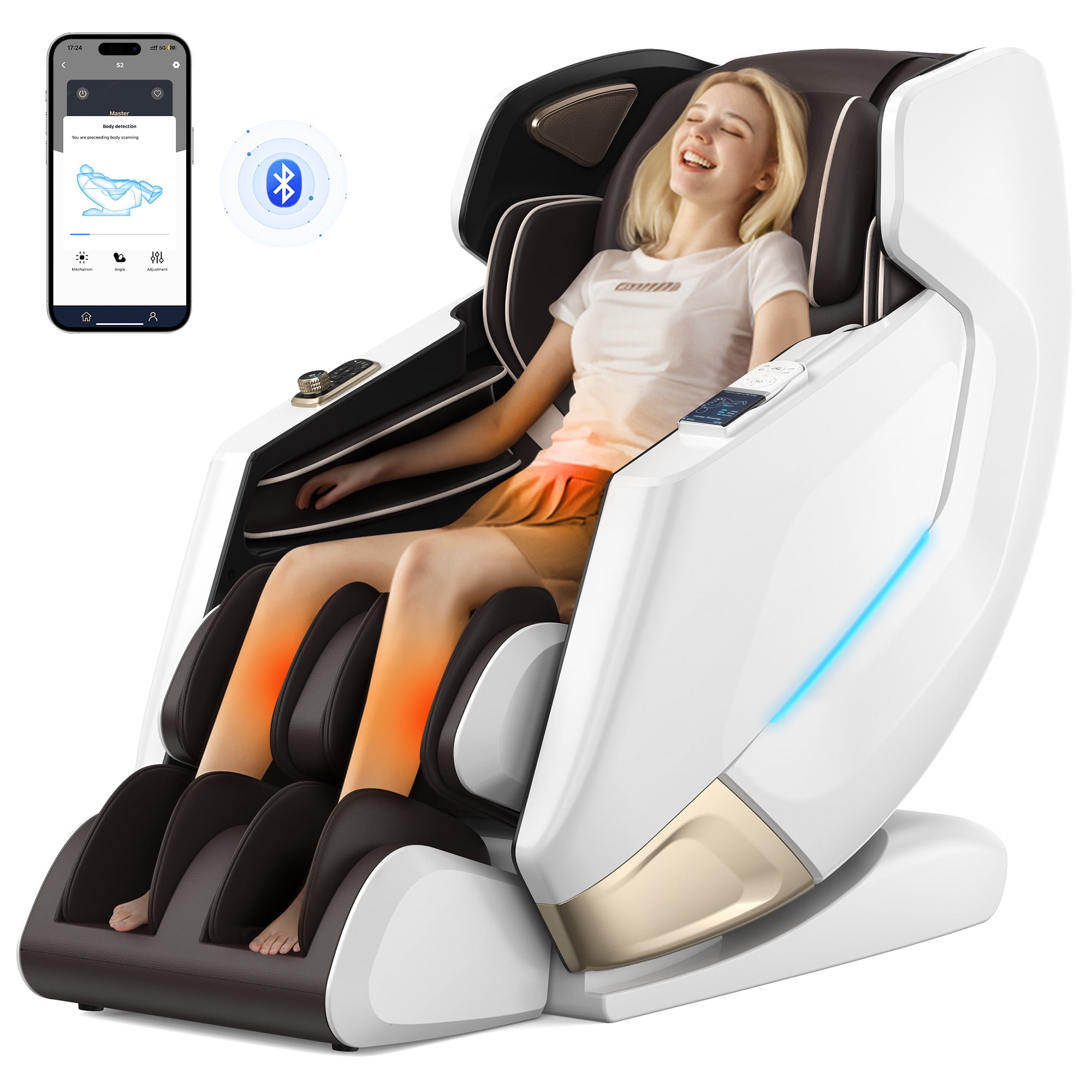 Uboti 2024 4D Massage Chair, Full Body Recliner with Zero Gravity ...