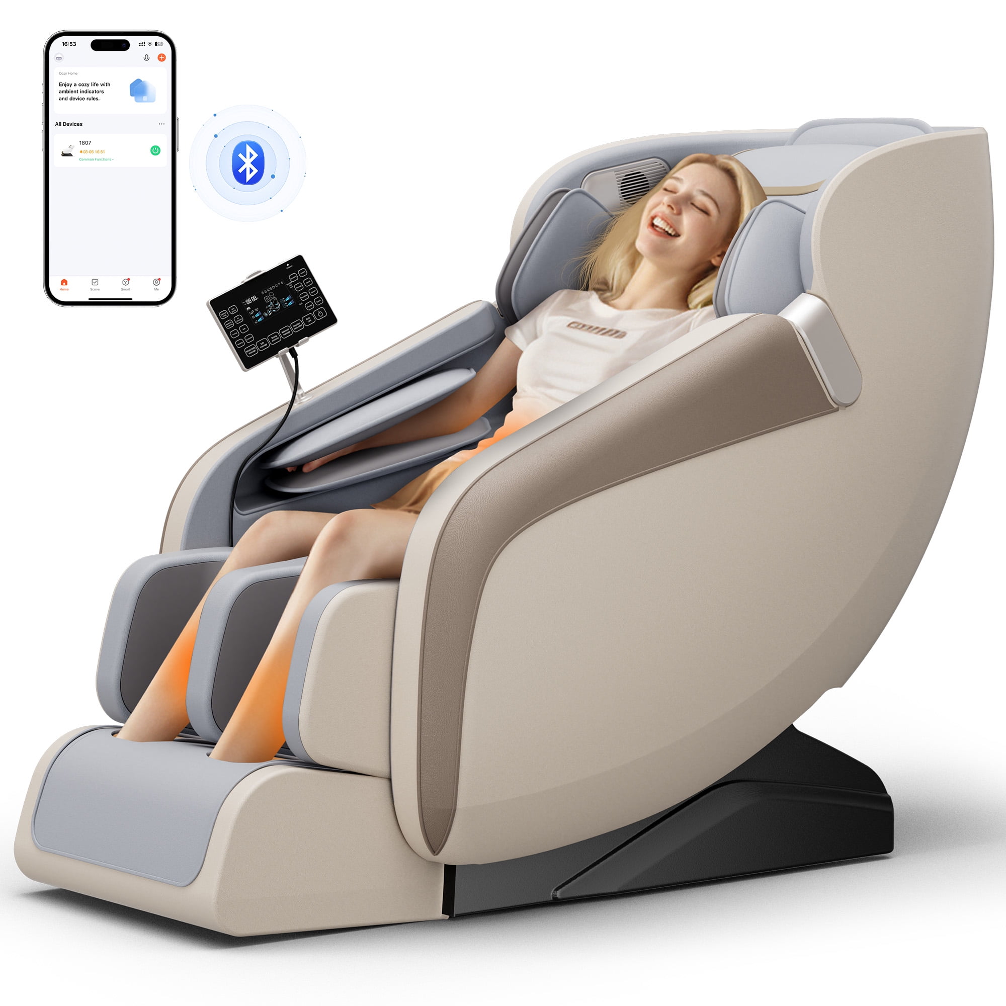 Uboti 4D Massage Chair Full Body,Zero Gravity Massage Chair with Heat ...