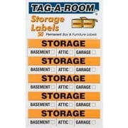 Uboxes Storage Labels, Multicolor, MOVINGLABS50