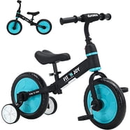Omelaza 14/16/18 Inch Kids Bike – Lightweight, Foldable, With Handbrake & Training Wheels For Ages 3-10