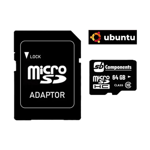 Ubuntu Server Pre-loaded MicroSD Card for Rock 5B, 4SE, 4C+, 4C, 3A 3C