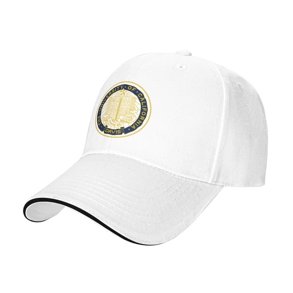 Uc Davis Aggies University Casual Sandwich Baseball Cap Adjustable For Men For Women
