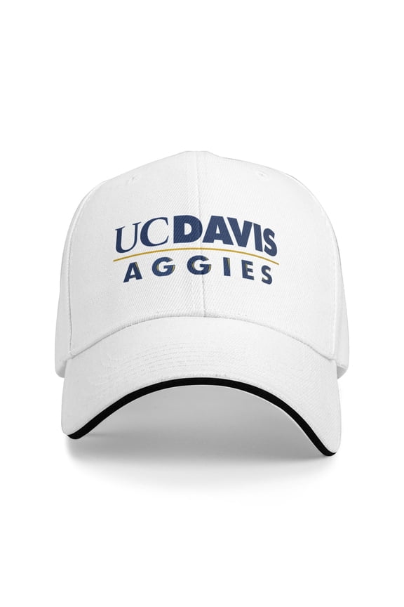 Uc Davis Aggies University Unisex Baseball Caps Sandwich Caps Dad Hat Casual Hat