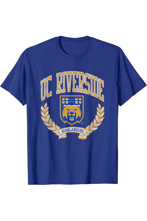 Uc Riverside Highlanders Victory Vintage Blue T-Shirt