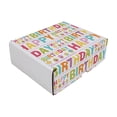 thumbnail image 1 of Ucanpack Birthday Gift Box Mailer Boxes 11 x 10½ x 2" - 50 Pack Happy Birthday Printed Holiday Shipping Box - Holiday Shipping Box Made In USA Christmas Small Business Supplies, 1 of 7