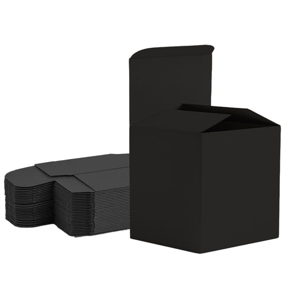 Ucanpack Black Product Boxes, Cardboard Packaging Paper Board Gift Box, 2 x 2 x 2" - 1000/Bundle