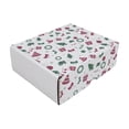 thumbnail image 1 of Ucanpack 50 Pcs Christmas Cute Mailer Box, 8x6x2" Corrugated Mailer Box, 3mm Printed Cardboard Gift Boxes White, Made In USA- Literature Mailer, Tuck Top Mailer Boxes For Small Business, 1 of 6