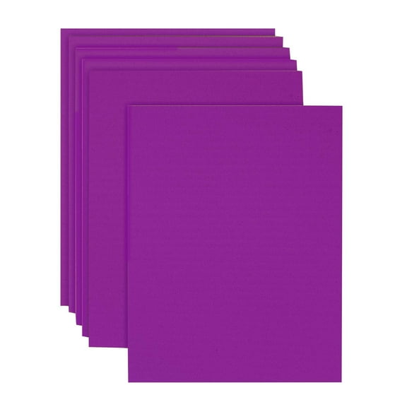 Ucanpack Purple Corrugated Cardboard Sheet 37 x 22" (Kraft Back) - 50 Pack Color Corrugated Sheets Made in USA for Crafts, Shipping, Packing, Mailing, Dividers, Inserts, DIY Projects