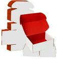 thumbnail image 1 of Ucanpack Red Mailer Box 50 Pcs, Made In USA- 3mm Boxes For Small Business, 5x4x3" Storage Case, Mailing Carton For Shipping, Literature Mailer, 1 of 7