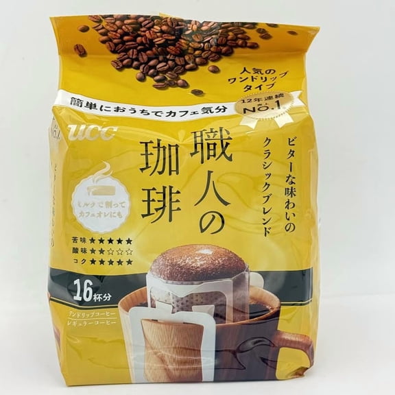 Ucc Shokuninno Coffee Bitter Classic Blend Coffee 112g/16pc