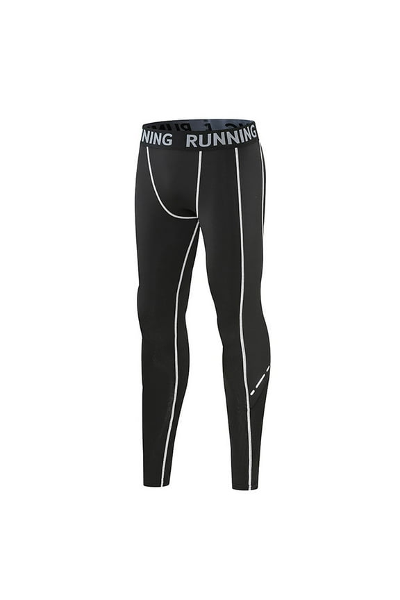 1/3 Pack Boys' Compression Leggings Pants Tights Athletic Base Layer for Sports Running Hockey Basketball, Size 5-11 Years