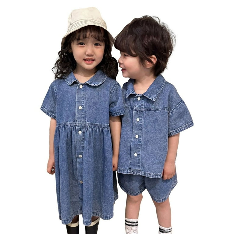 Uccdo 1-9T Toddler Kids Brother Sister Matching Outfits Set