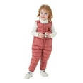 thumbnail image 1 of Uccdo 12M-5T Toddler Boys Girls Winter Down Snow Pants Overalls Snowsuit Kids Warm Snow Bibs Zipper Jumpsuits, 1 of 8