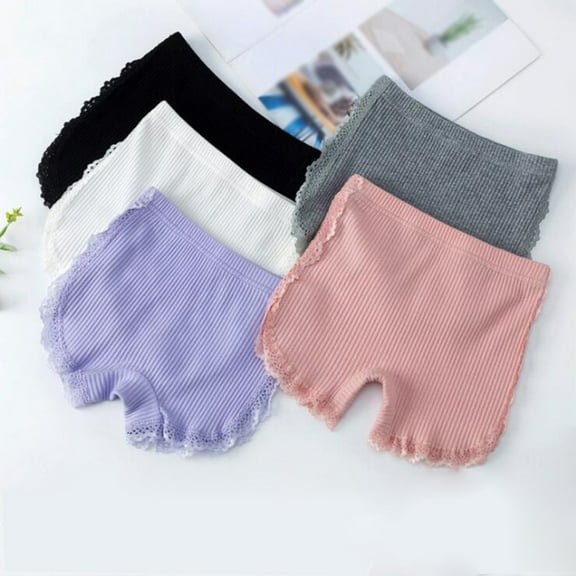 Uccdo 2-12T Girls Basic Shorts Under Dress Dance Bike Shorts Under Shorts for Playground Sports