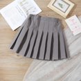 thumbnail image 1 of Uccdo 2-12Y Girls Pleated Mini Skirts with Lining Shorts School Uniform Skirt Tennis Skirts Skater Skorts, 1 of 3
