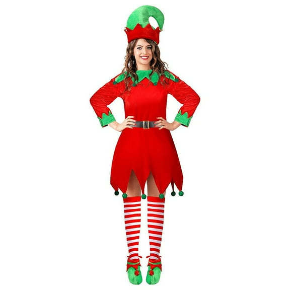 Uccdo 2-15T Boys Girls Brother and Sister Christmas Outfits Kids Holiday Elf/Santa Costumes Xmas Family Matching Clothes Set