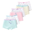 thumbnail image 1 of Uccdo 3-11T Girls Cotton Underwear Hipster Briefs Toddler Big Girls Cute Printed Undies Panties, 6 Packs, 1 of 8