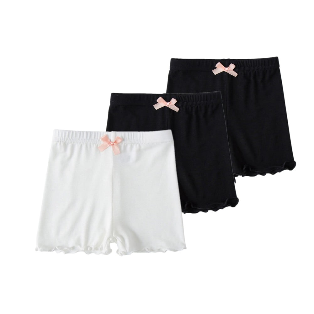 Uccdo 3 Packs Girls Dance Bike Shorts Under Dress Shorts Underwear