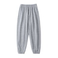 thumbnail image 1 of Uccdo 5-12T Boys Girls Casual Jogger Sweatpant Cotton Sports Pant, Kids Loose Street Hip Hop Dance Cargo Pants, 1 of 2
