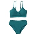 thumbnail image 1 of Uccdo 8-13T Girls Summer Swimsuits, Teenager Big Girls Solid Bikinis Bathing Suit, 2 Pieces, Size 8-13 Years, 1 of 8